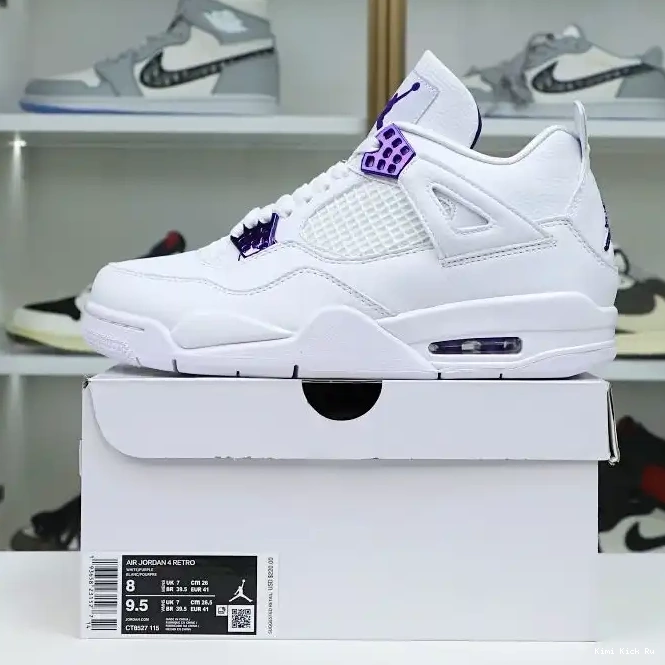 JORDAN METALLIC PURPLE 4 AIR Kimikick 0803